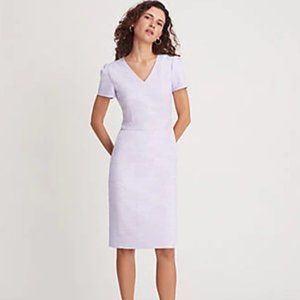 Lavender Ann Taylor Knee Length Dress